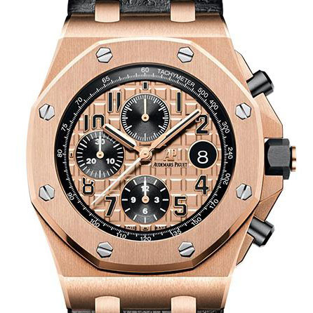 爱彼-Audemars Piguet 皇家橡树离岸系列 26470OR.OO.A002CR.01 男士机械手表