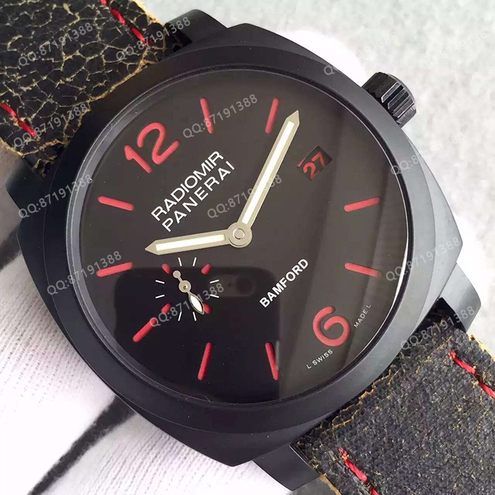 Panerai 沛纳海  Pam00514/Pam514 欧洲限量版 红色刻度 黑壳