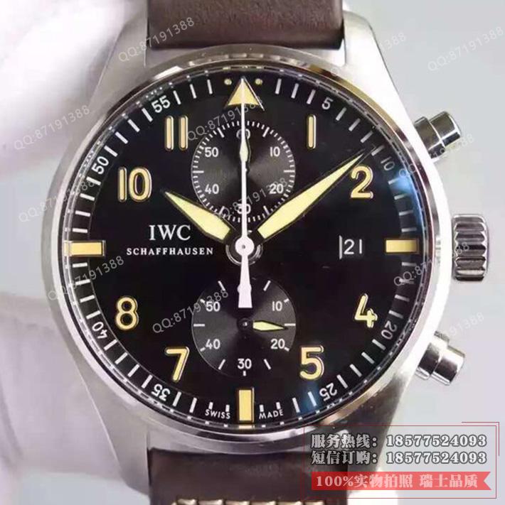 IWC 万国 pilots 飞行员系列 喷火战机计时腕表 IW387802 钢带皮带通配