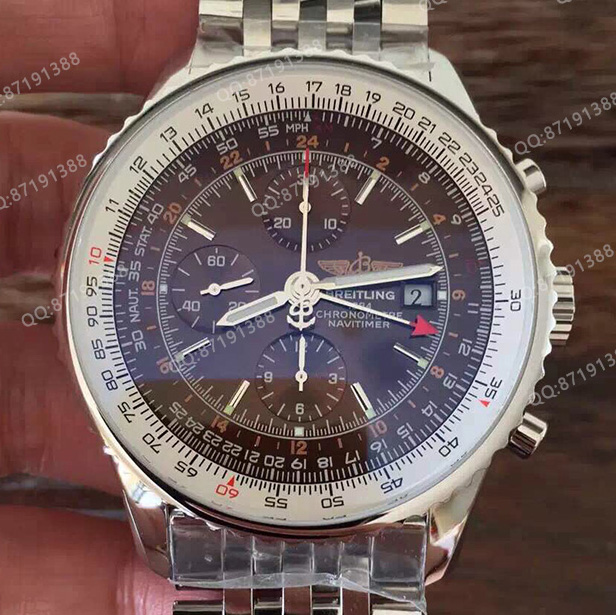 百年灵Breitling  navitimer 01 航空计时01腕表 A2432212/B726/443A 棕面 男士多功能自动机械手表