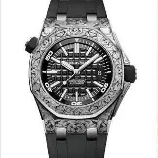 AP 爱彼 Royal Oak Offshore 皇家橡树离岸型 爱彼15703弗洛伦萨雕花版 男士自动机械表