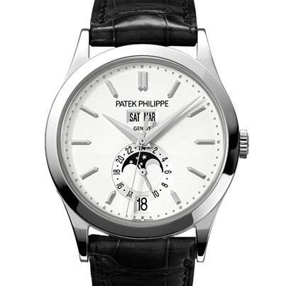 百达翡丽PATEK PHILIPPE 复杂功能时计系列5396G-011 白盘 自动上链机械男士