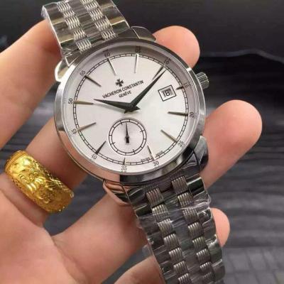 江诗丹顿Vacheron Constantin 纵横四海系列  男士钢带自动机械透底腕表