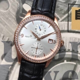 瑞士积家Jaeger LeCoultre 大师系列男表 18K玫瑰金  全自动机械男士手表 香港组装