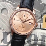 瑞士积家Jaeger LeCoultre 大师系列男表 18K玫瑰金  全自动机械男士手表 香港组装