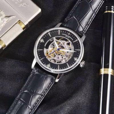 江诗丹顿Vacheron Constantin   男士缕空自动机械透底手表 香港组装 