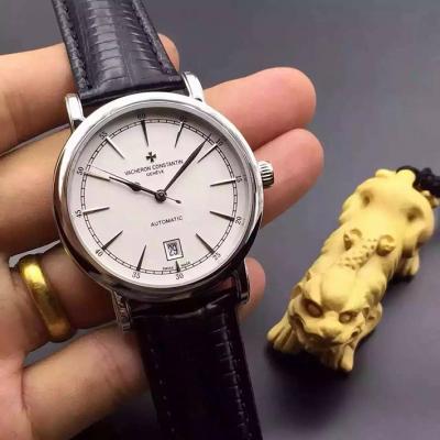 江诗丹顿Vacheron Constantin 传承系列简约款  自动机械透底手表  男士手表