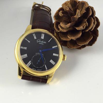 格拉苏蒂 Glashütte Original 18K金 男士自动机械手表  香港组装