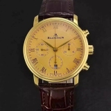 【高端】宝珀Blancpain 18K金 男士自动机械表 带超强夜光  一比一复刻 7750机芯 防水腕表