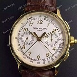 百达翡丽PATEK PHILIPPE SA 超级复杂功能时计系列 5370P-001 18K金 男士自动机械手表 香港组装 