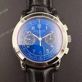 百达翡丽PATEK PHILIPPE SA 超级复杂功能时计系列 5070 蓝面 男士手动机械手表 香港组装 