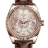 劳力士ROLEX SKY-DWELLER系列326135 18K玫瑰金 男士自动机械手表